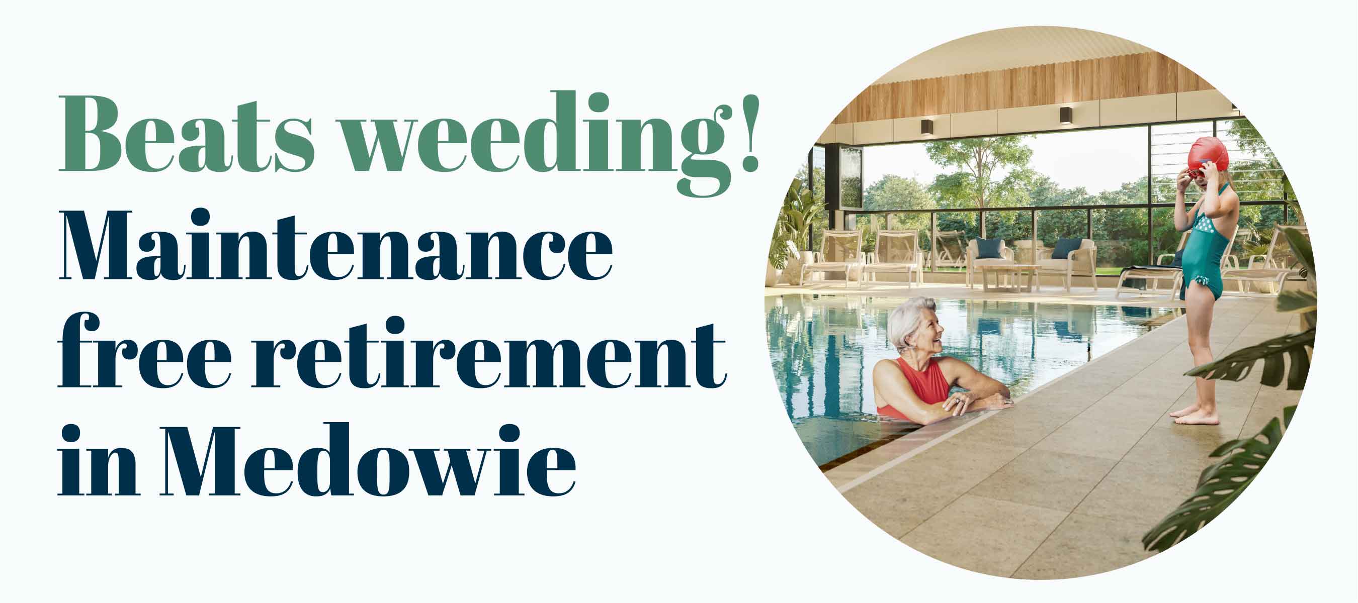 exclusive low maintenance retirement at Blueheath at the Bower Newcastle